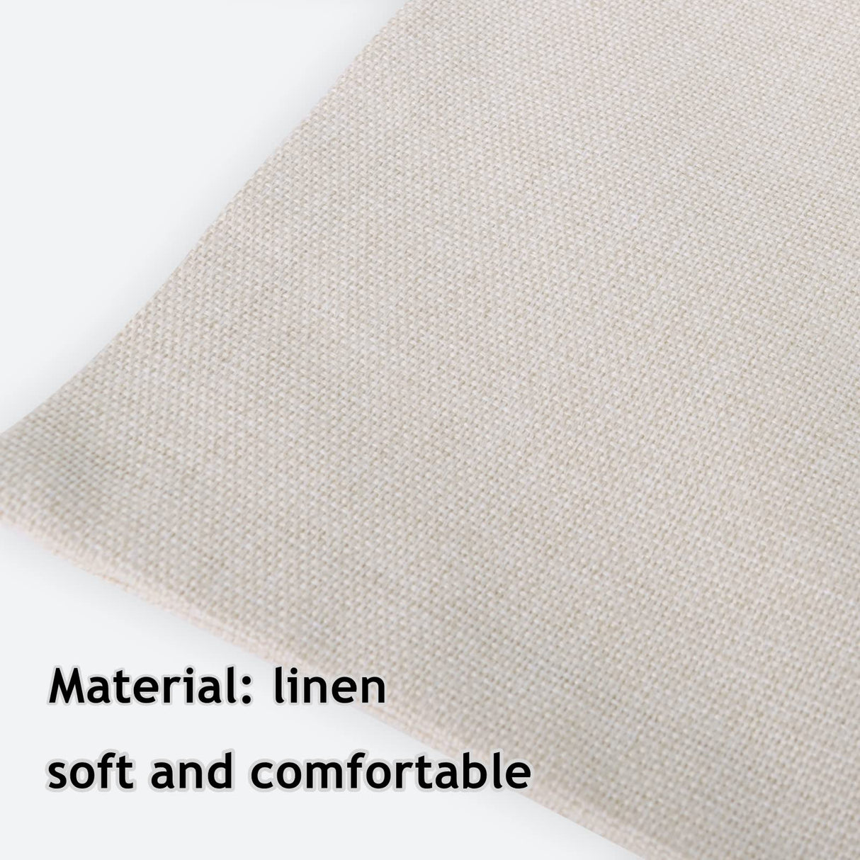 TopTie Sublimation Pocket Pillow Cases for Books Stuff Storage, 16 x 16 Inches Linen Blank Pillow Covers TopTie