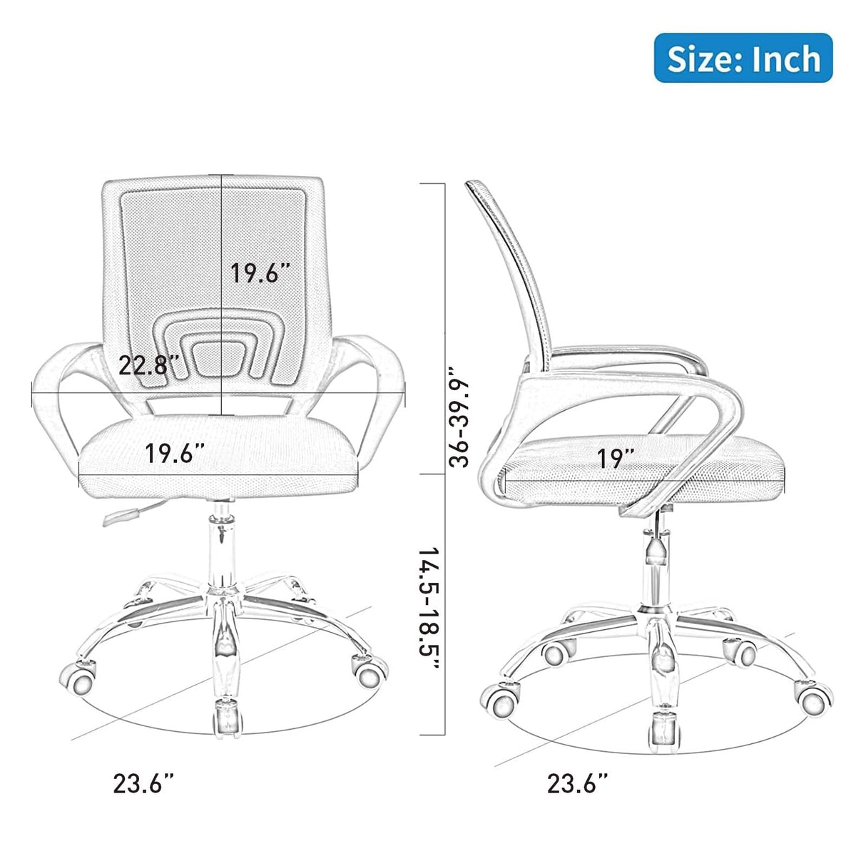 Bonzy Home 12FT Conference Table Chairs Set, 6PCS Tables & 14PCS Ergonomic Office Chairs, Meeting Room Conference Room Table with Chairs Set for 14 People, 142"x47"x30", Black Bonzy Home