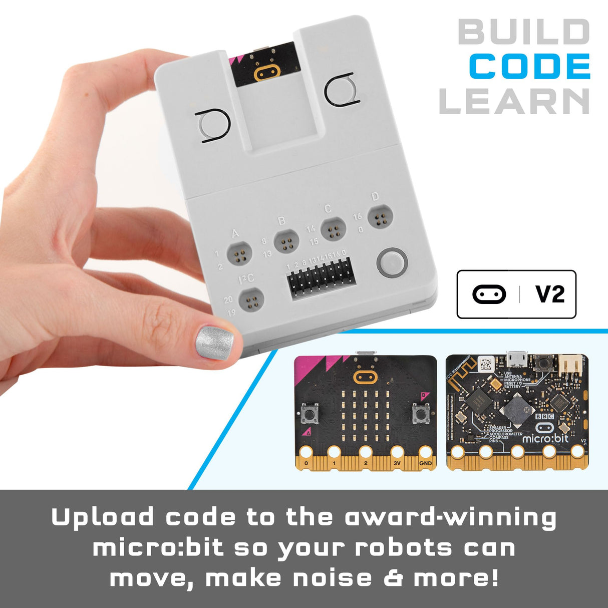 Thames & Kosmos Robotics Workshop with Micro:Bit STEM Experiment Kit, Creative, Educational Coding & Programming Curriculum for Home & School Use, Utilizes MakeCode App to Learn Python, Javascript Thames & Kosmos