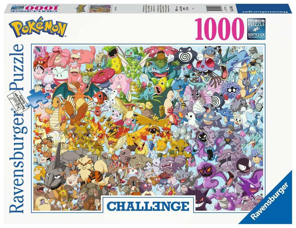 Ravensburger Pokémon 1000 Piece Challenge Jigsaw Puzzle for Adults and Kids Age 12 Years Up Ravensburger