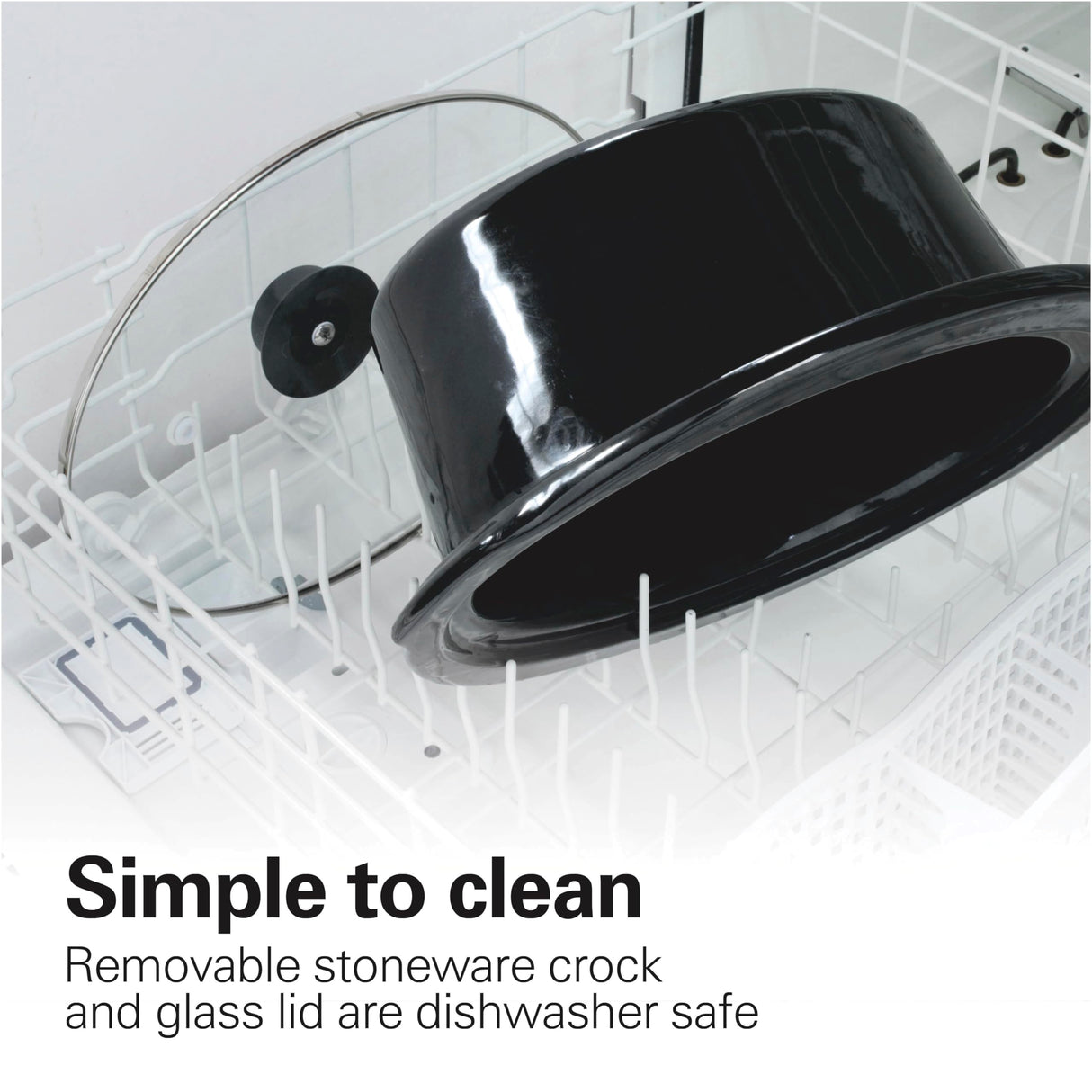 Hamilton Beach Portable 7 Quart Programmable Slow Cooker with Three Temperature Settings, Lid Latch Strap for Easy Travel, Dishwasher Safe Crock, Black (33474G) Hamilton Beach