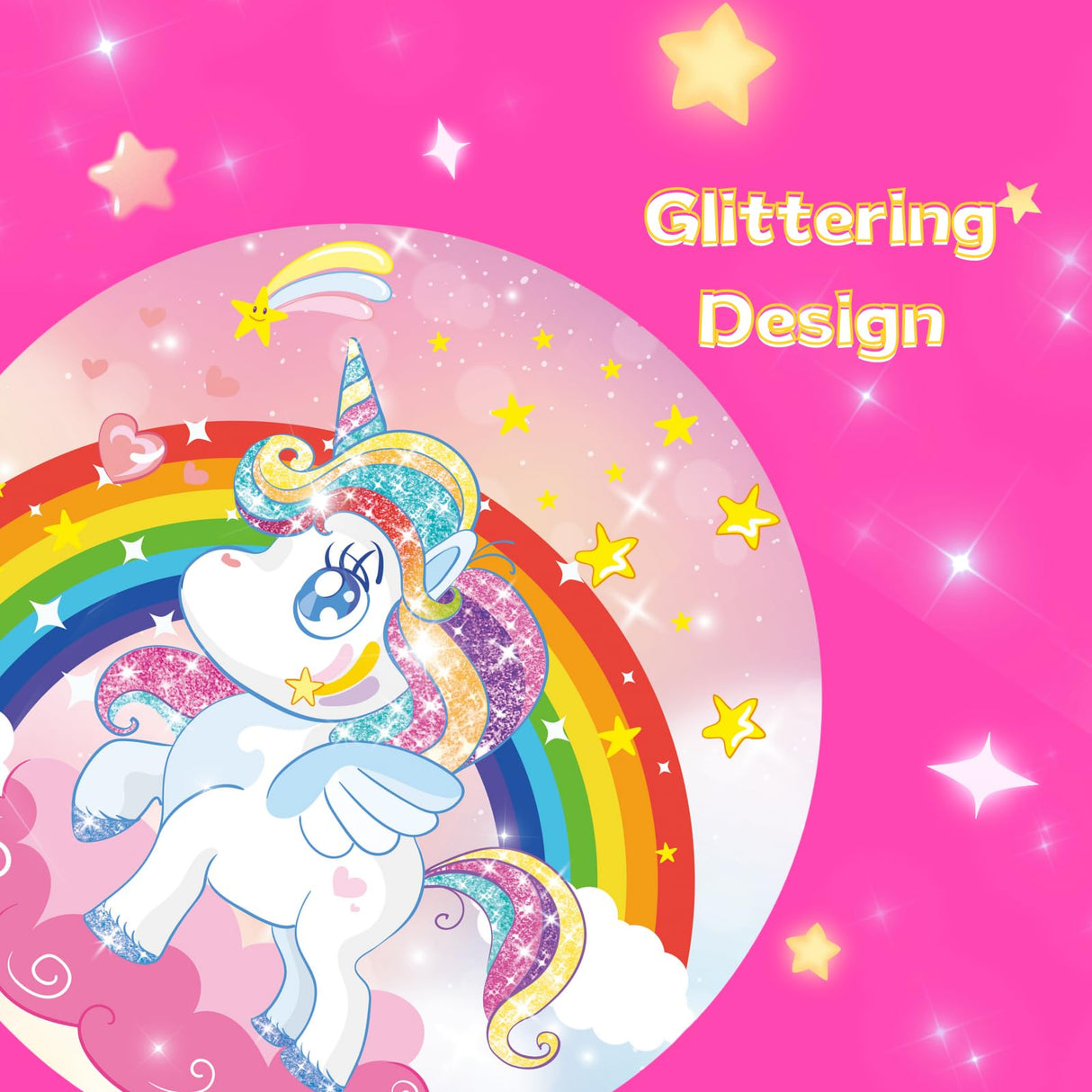 Unicorn Floor Puzzle for Kids Ages 3-5 Years Old: 70 Pieces Large Jigsaw Puzzles for Toddlers 4-8 Learning Educational Development Toys Game Girls Christmas Birthday Easter Gift FunPaxido