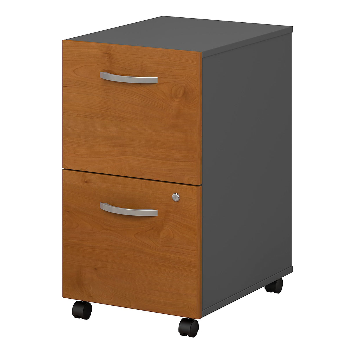 Bush Business Furniture Series C Home Office Furniture Set, Natural Cherry Bush Business Furniture