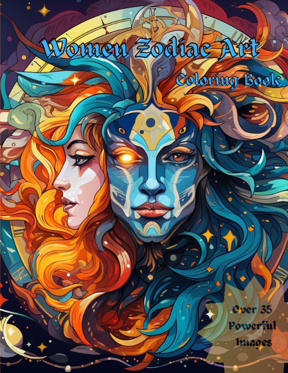 Women Zodiac Art: Coloring Book Majosta