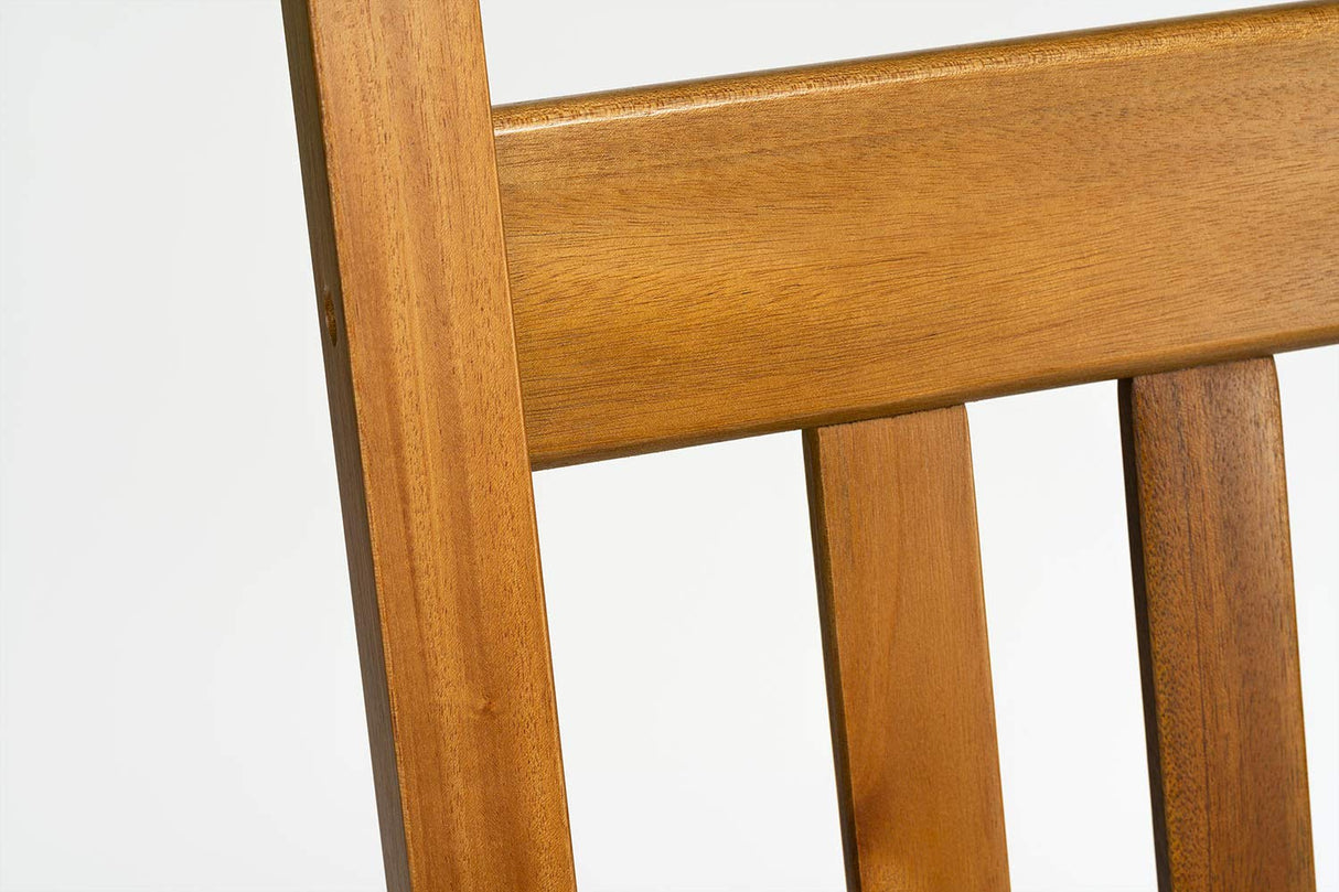 Woodlawn&Home Mission Style Rocking Chair, Natural Hardwood 100040, Woodlawn