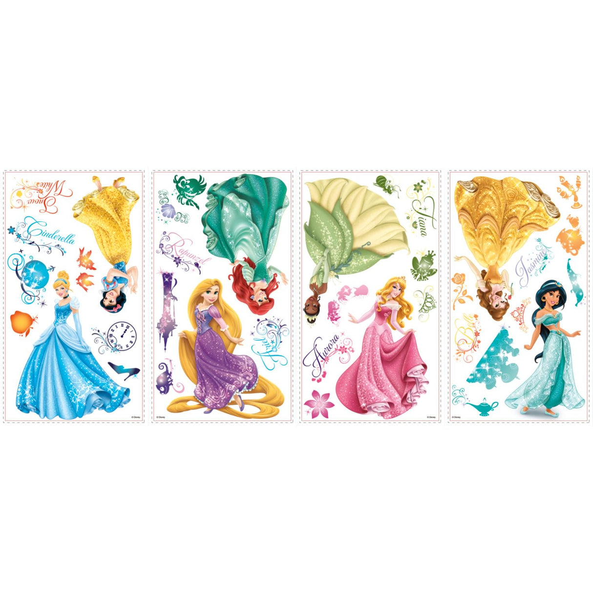 RoomMates Disney Princess Royal Debut Peel and Stick Wall Decals , RMK2199SCS RoomMates