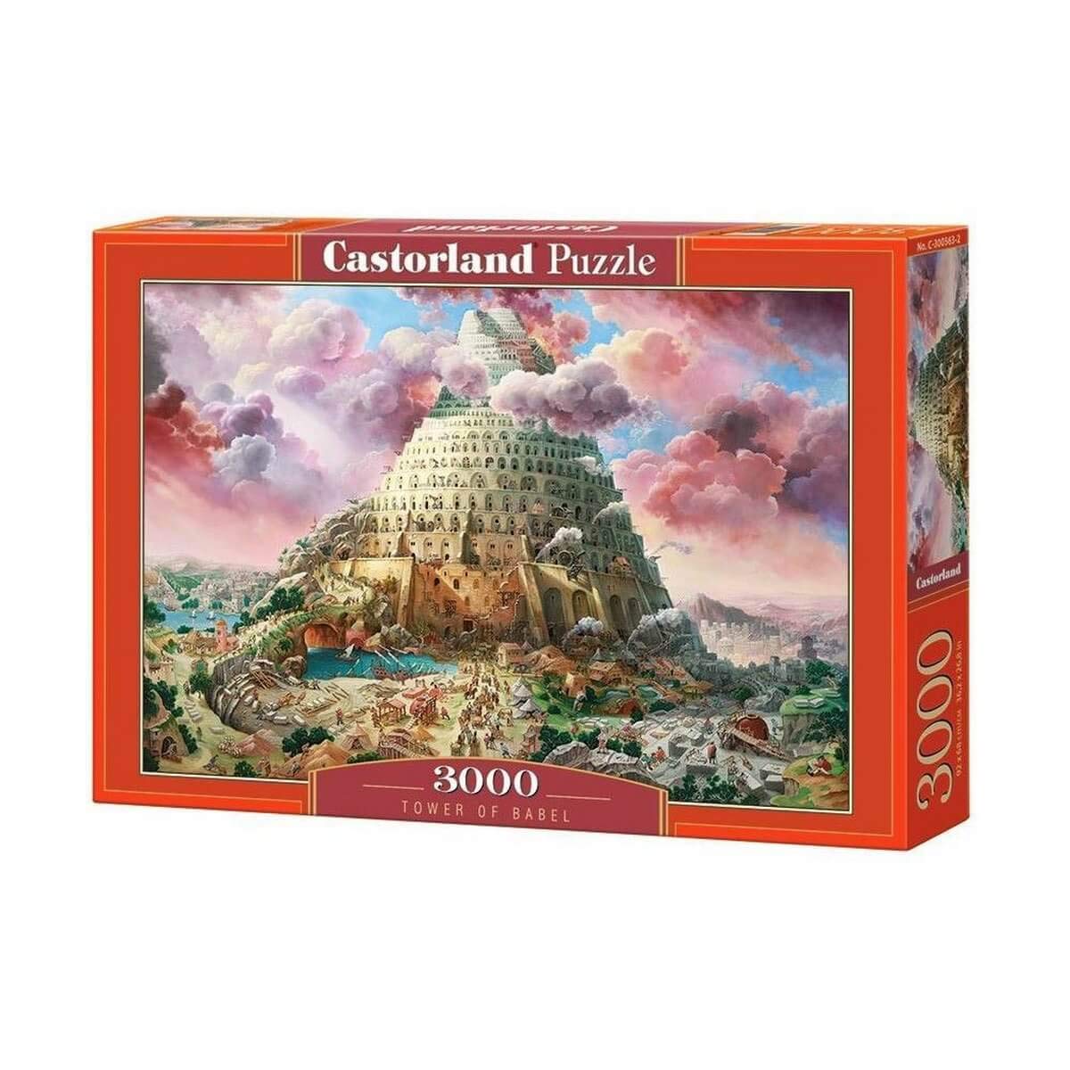 Castorland Puzzle 3000 Pieces: La Tour de Babel Castorland