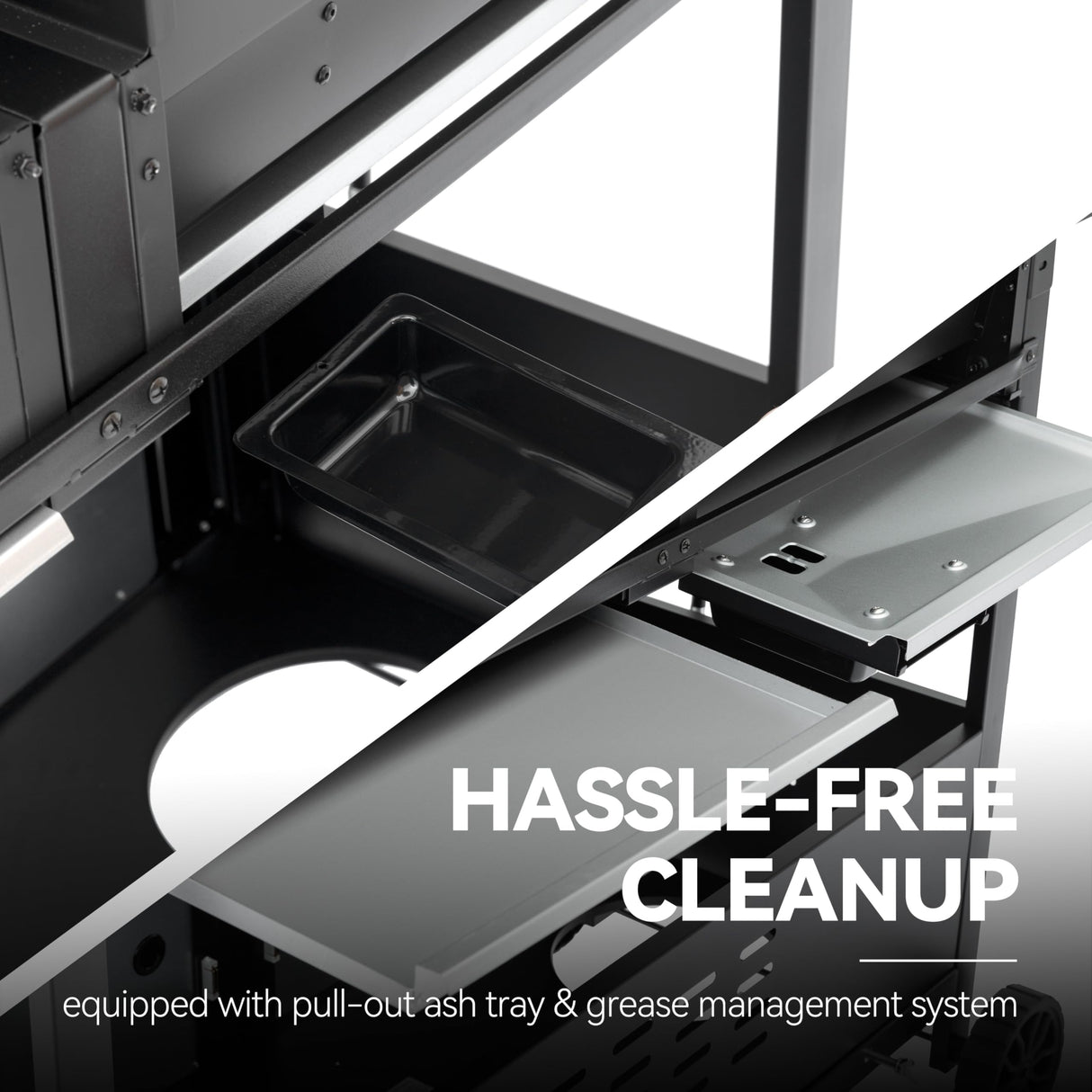 Royal Gourmet ZH3002N Propane Gas and Charcoal Grill Combo, Dual Fuel BBQ Grill with 2 Side Shelves for Outdoor Patio Garden Backyard Barbecue, 20,000 BTUs, Silver & Black Royal Gourmet