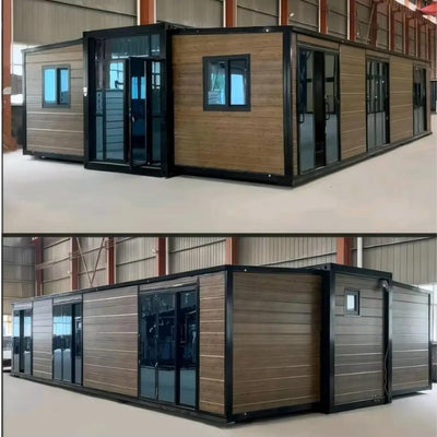 20ft 40ft Modular Portable Cabin Mobile Tiny Homes Prefab Expandable Folding Foldable Container House for Sale with 2 3 Bedrooms 1 Fully Equipped Kitchen and Bathroom Tiny House to Live in for Adults