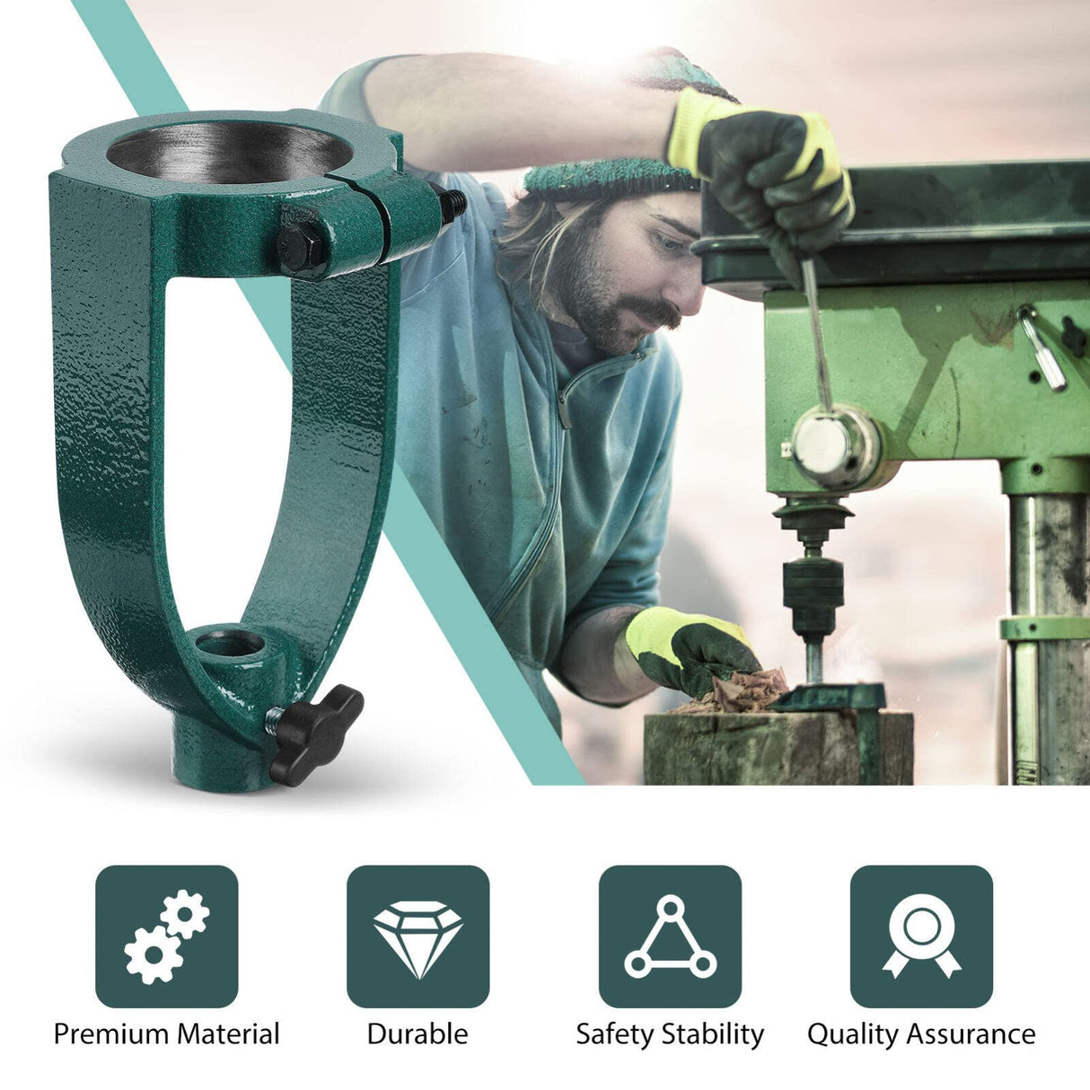 DOITOOL Attachments Machine Location Reducer Bench Converter Hole Drilling for Woodworking Tenon Furniture Mortiser Bit Conversion Mortise Cutter DOITOOL