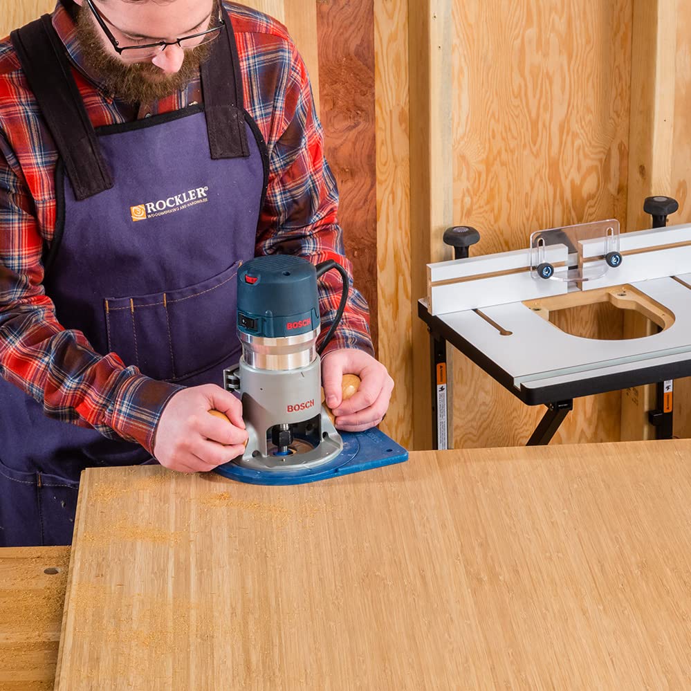 Rockler Convertible Benchtop Router Table – Convertible Routers for Woodworking Fits Most Routers – Unique Base Design Router Table – Benchtop Wood ROCKLER