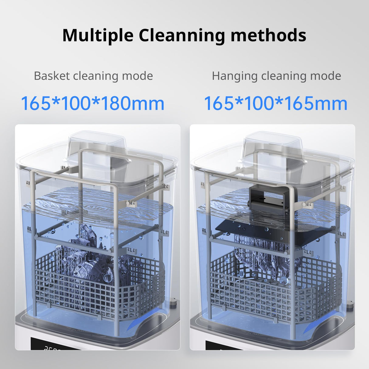 ANYCUBIC Wash and Cure Station 3.0, Resin 3D Printer Post-Process for Most LCD/SLA/MSLA/DLP Resin Printer, Detergent Saving&Dual Cleaning and Curing Models ANYCUBIC