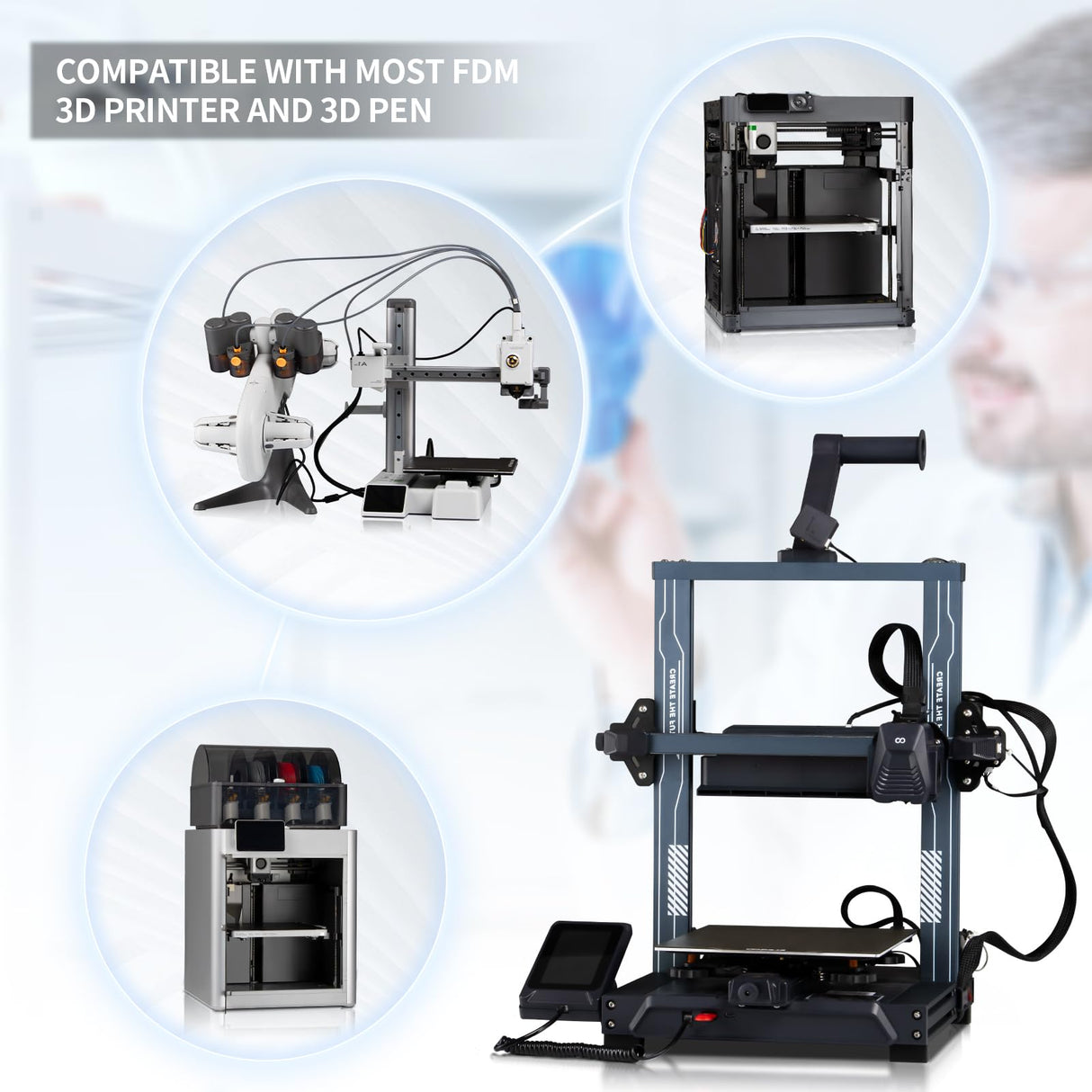 PLA Filament 1.75mm, TINMORRY 3D Printer Filament, 1kg (2.2lbs), Compatible with Bambu FDM 3D Printer, Silk Copper TINMORRY