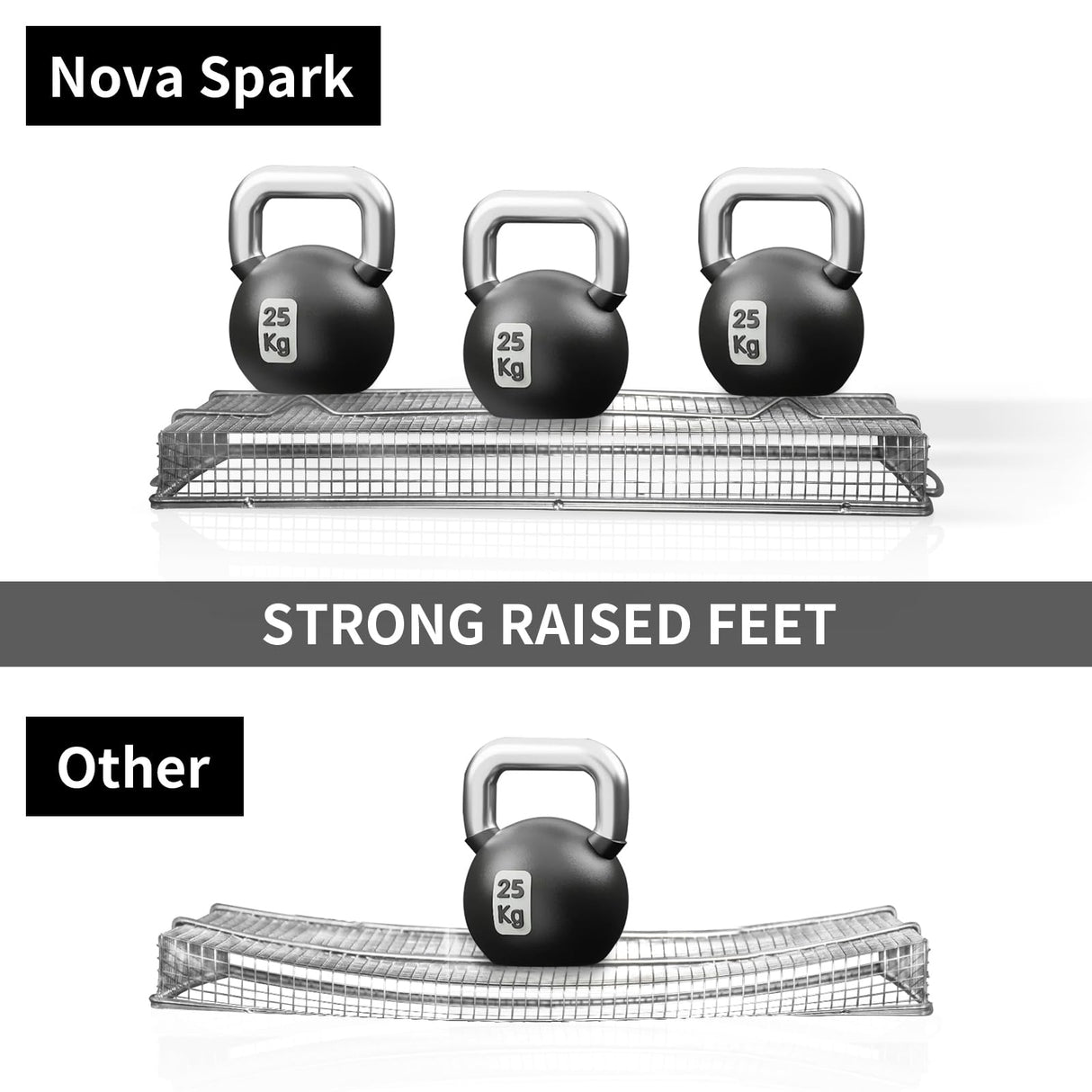 Air Fryer Basket for Oven Bacon Rack Baking Sheet Stainless Steel Basket Convection Oven Tray Dishwasher Large 16.5"x12.5" Bbq Brush Bakeware Pan Wire Rack Cookie Cooling Rack Novaspark