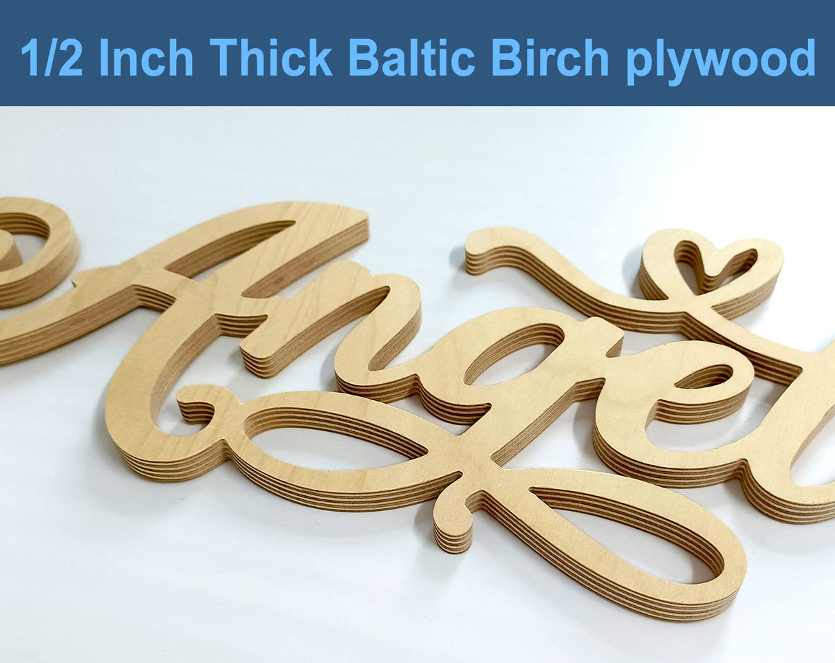 Custom Wood Name Sign, Baby Name Sign For Nursery and Wall Decor Wedding Sign, Wood Letter Nursery Decor, Name Sign for Boy or Girl, Family Name EXUNART