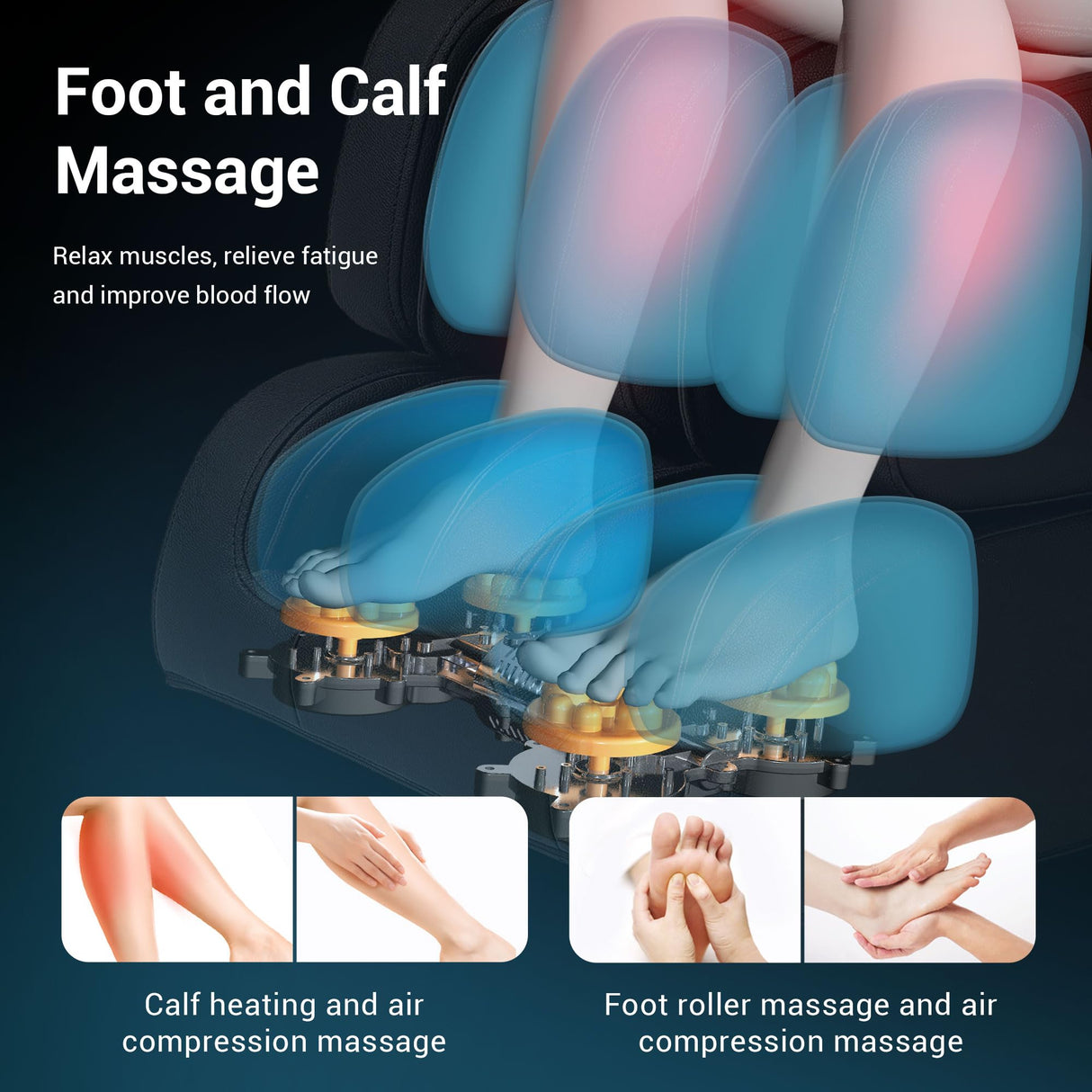 Massage Chair, 14 Massage Points Full Body Massage Chair, Zero Gravity Extra Large Shiatsu Recliner w/Lumbar & Calf Heating, 20 Auto Modes, Air Compression, Bluetooth Speaker, Touch Screen Controller Mazzup