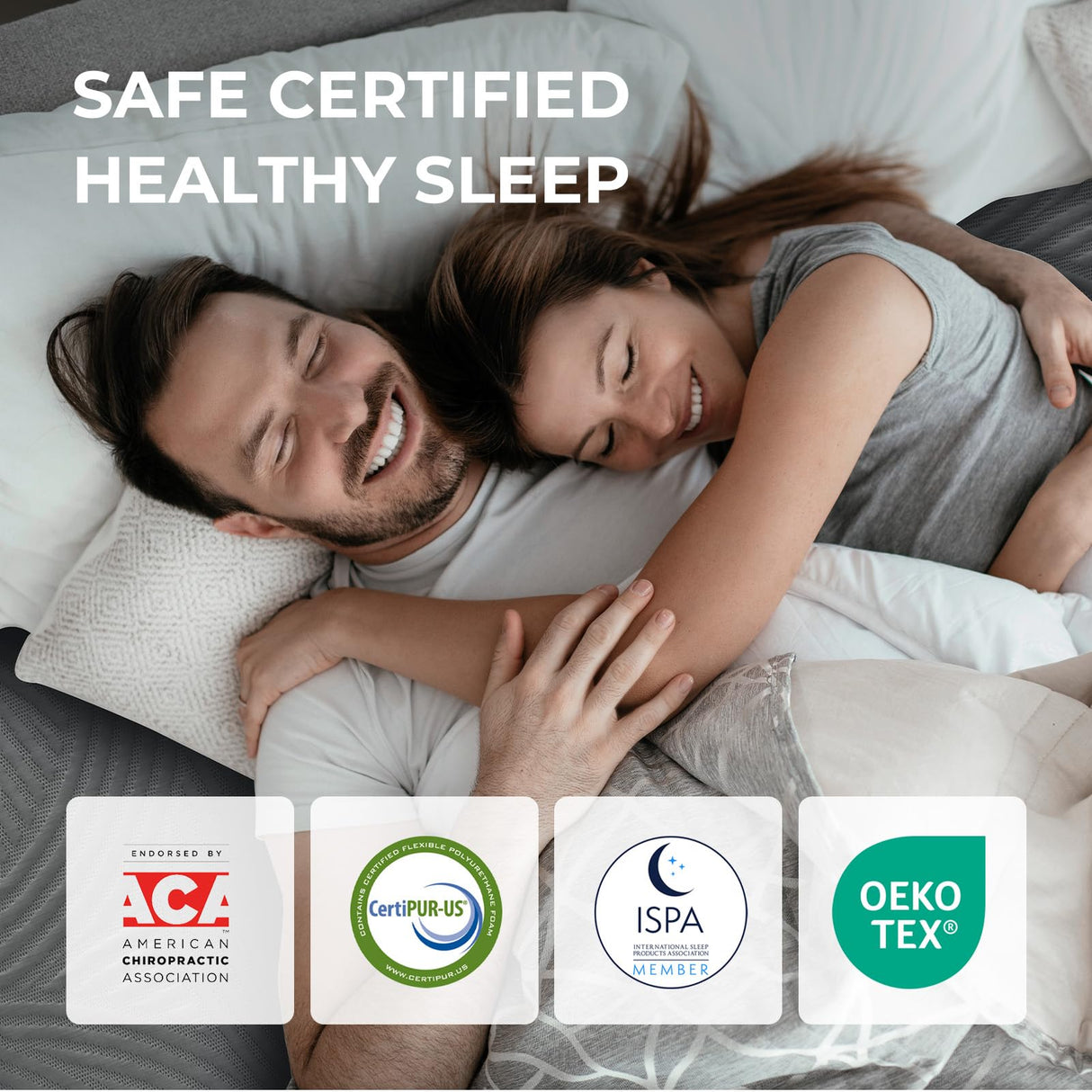 Sweetnight 16 Inch Queen Size Mattress, Cooling Gel Queen Size Foam Mattress for Cool Night Sleep, 5-Zone Ergo Support for Pressure Relief, Medium Firm, CertiPUR-US Certified Sweetnight