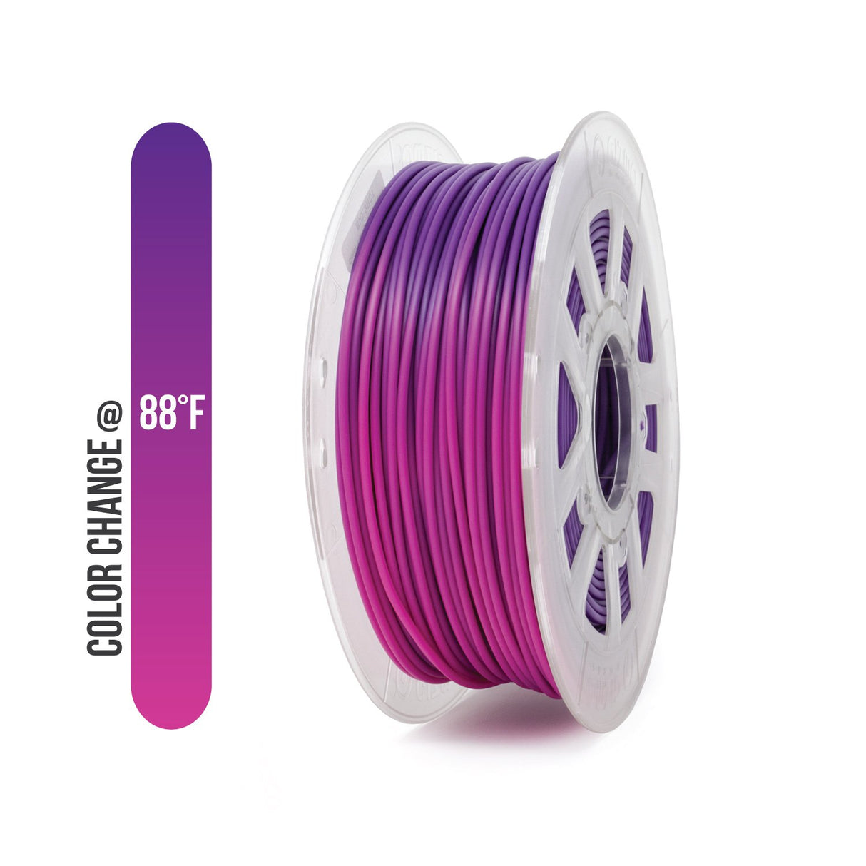 Gizmo Dorks 1.75mm ABS Filament 1kg / 2.2lb for 3D Printers, Color Change Purple to Pink Gizmo Dorks