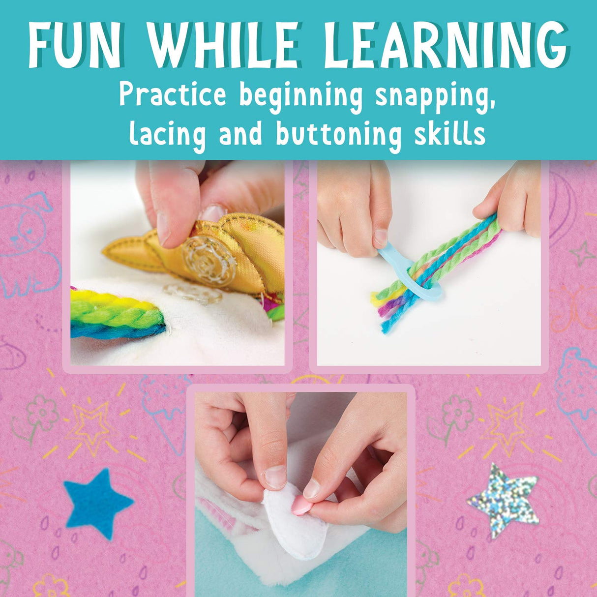 Creativity for Kids Unicorn Purse: DIY Craft - Unicorn Gifts & Girl Toys, Toddler Activities, Arts and Crafts for Girls Ages 4-5+ Creativity for Kids