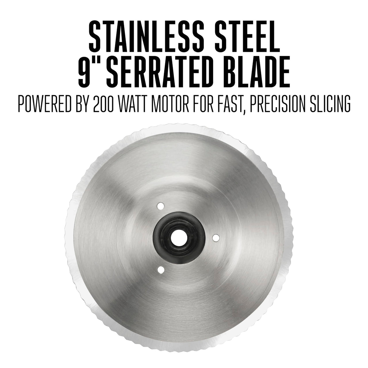 Weston Electric Meat Cutting Machine, Deli & Food Slicer, Adjustable Slice Thickness, Non-Slip Suction Feet, Removable 9" Stainless Steel Blade, Easy to Clean Weston