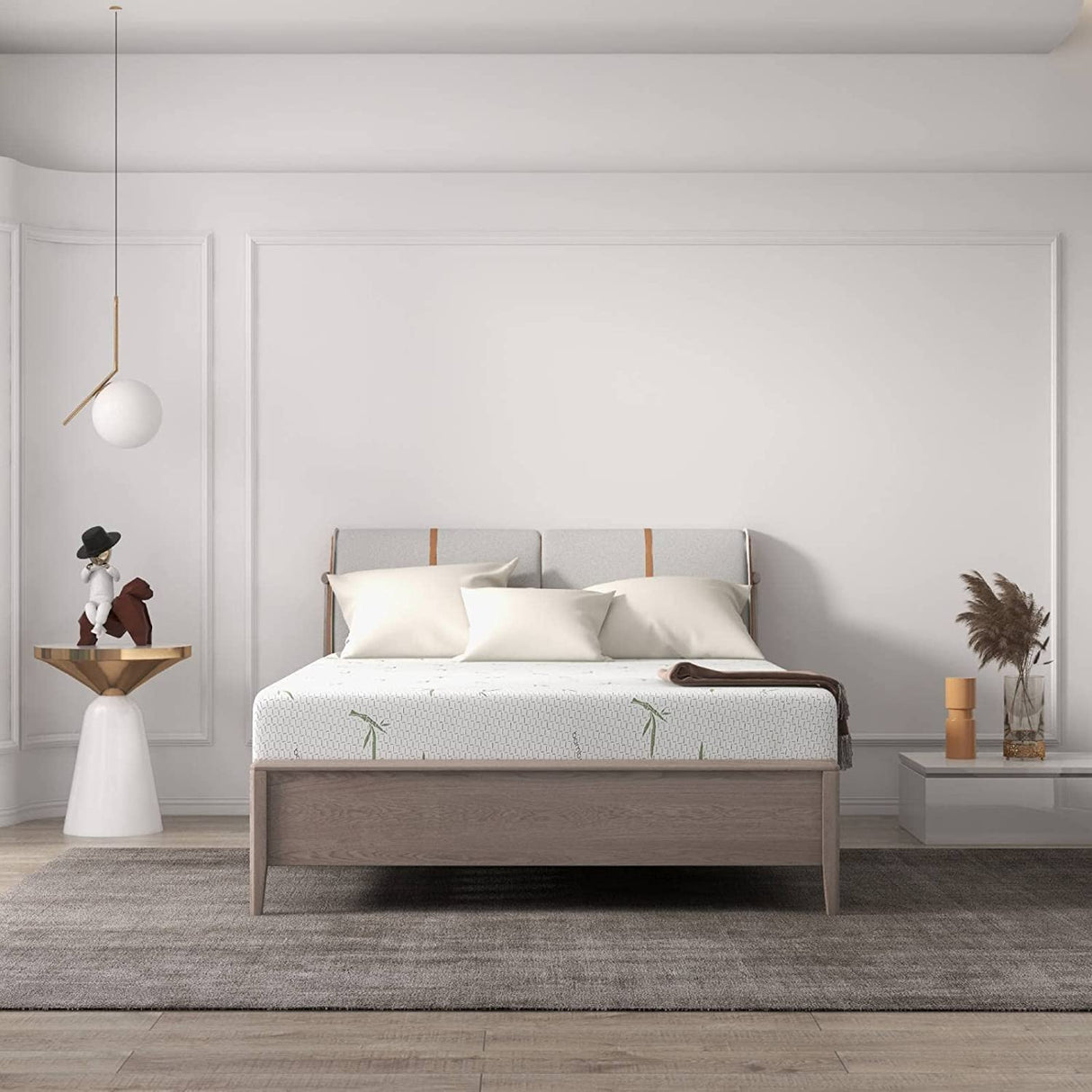 wOod-it Full Mattress, 10 inch Full Size Mattresses in a Box Cooling Gel Memory Foam Mattress for Kids Bunk Trundle Bed Daybed Medium Firm wOod-it