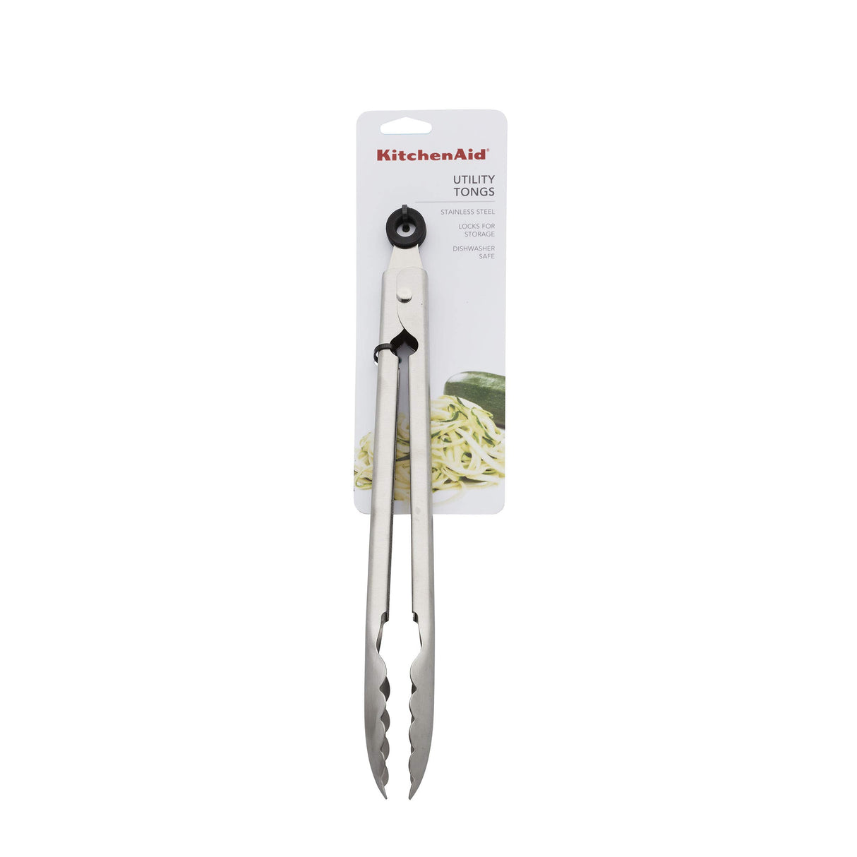 KitchenAid Stainless Steel Utility Tongs, 12 Inch KitchenAid