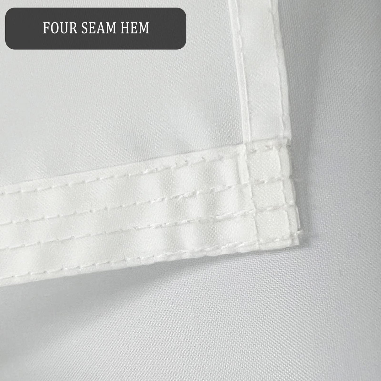 AZCOVER White Flag 12x18, Blank Flag Small, Heavy Duty Polyester DIY White Flag with 2 Brass Grommets, 12"x18" Custom White Blank Flag Small for Boat, Patio, Garden, Yard Decoration A-ZCOVER