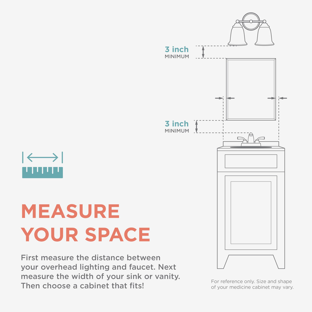 Zenith Products ZPC Corporation EMM1027 Prism Beveled Medicine Cabinet Zenna Home