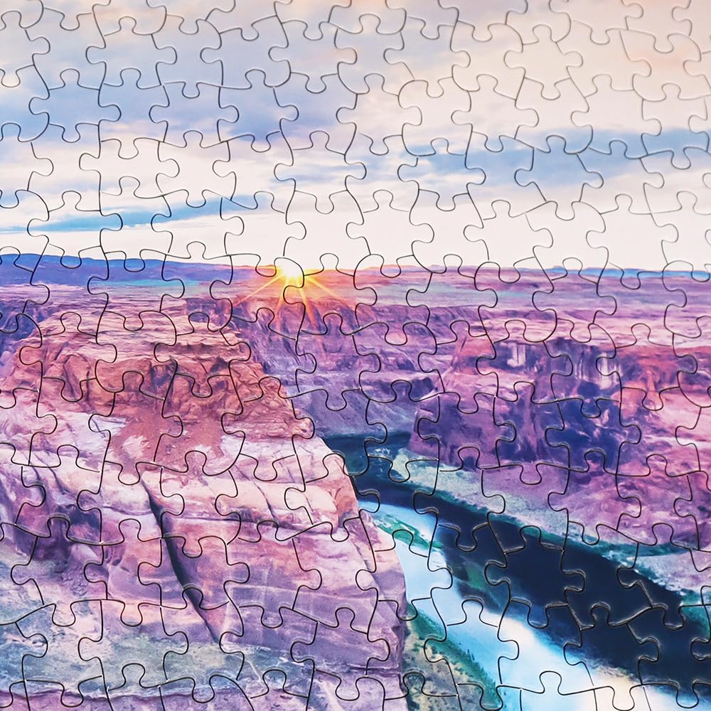 BEDUKE Jigsaw Puzzles 1000 Piece - Every Piece is Unique - Grand Canyon National Park for Adults Precise Interlocking Thick Sturdy Cardboard Family Game Puzzle Age 14+ BEDUKE