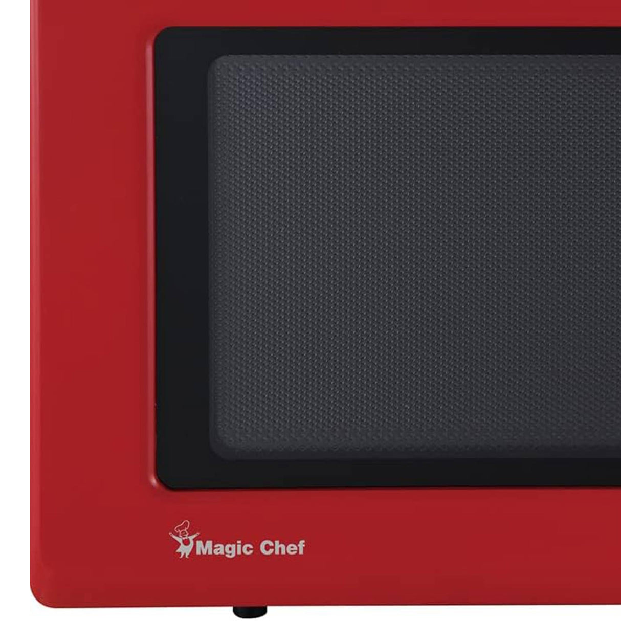 Magic Chef 0.9 Cubic Feet 900 Watt Small Stainless Countertop Microwave Oven for Compact Spaces w/ 6 Pre Programmed Cooking Modes, Red Magic Chef
