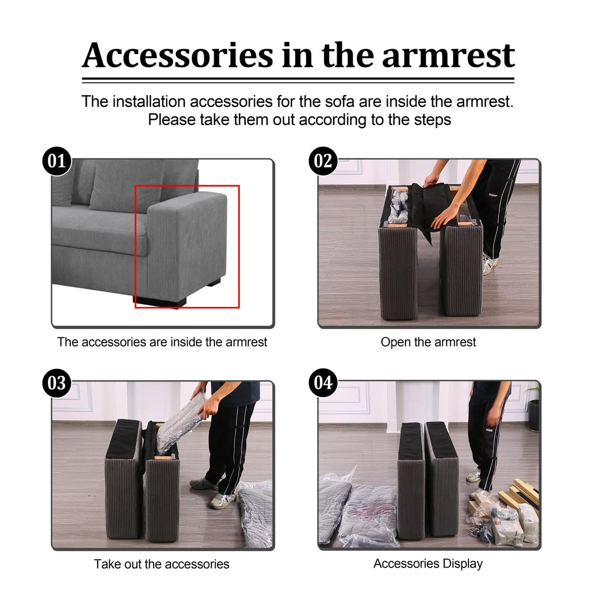 Orcalic 80'' Sofa Couch for Living Room, Mid Century Modern Loveseat Sofa with Side Pocket, 3-Seater Couches for Bedroom, Apartment, Office, Teddy Wool White Orcalic