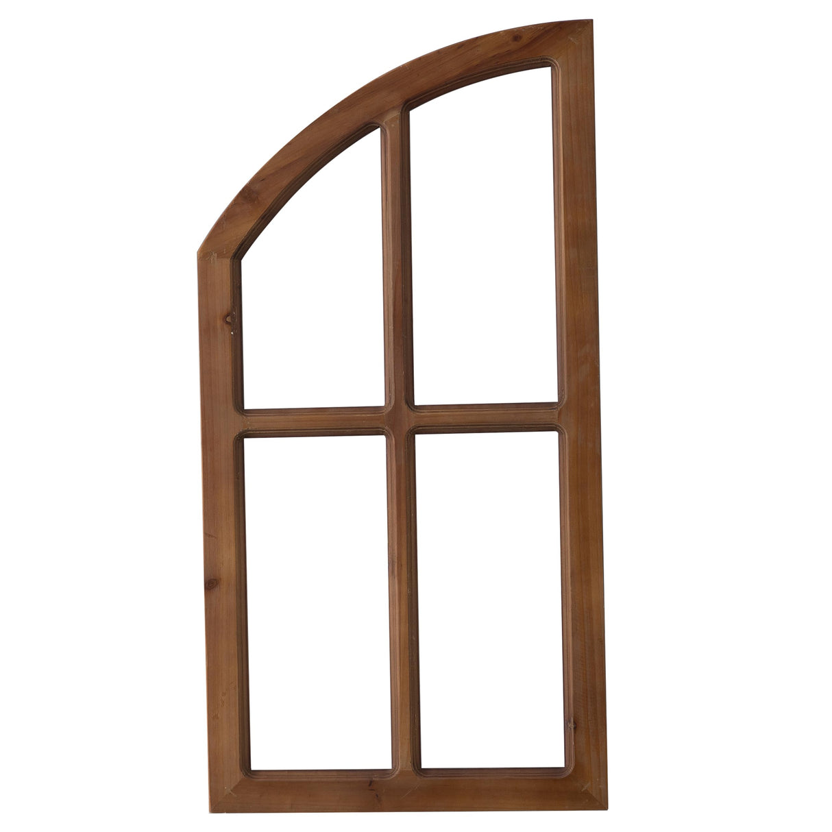 Sintosin Farmhouse Arched Window Frame Wall Decor 30 Inch, Set of 2 Hanging Burning Finished Wooden Window Pane above Bed Wall Art, Rustic Home Decor for Living Room Fireplace Entryway Hallway Sintosin