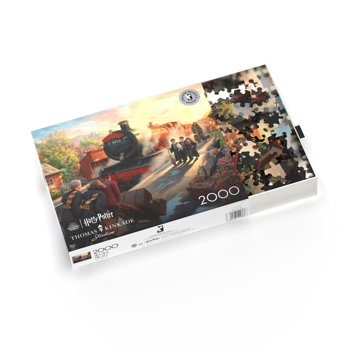 Ceaco - Silver Select - Kinkade - Harry Potter - 2000 Piece Jigsaw Puzzle for Adults -Challenging Puzzle Perfect for Game Nights Ceaco