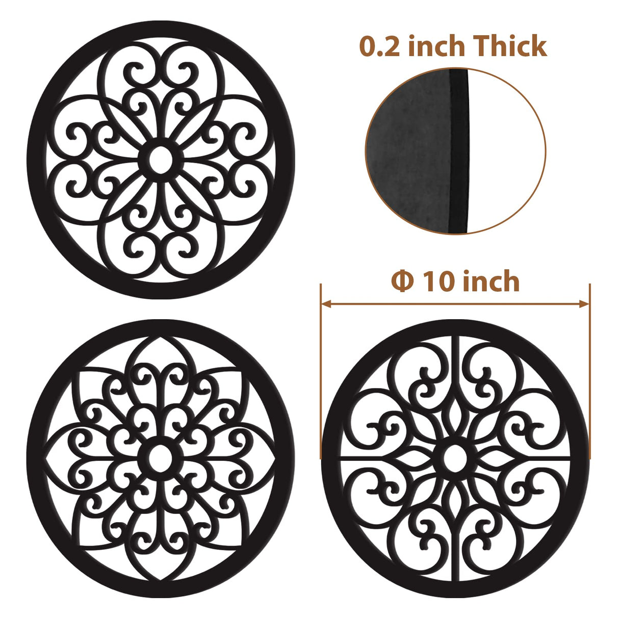 Bnesi 3 Pieces Thickened Rustic Wood Wall Decor,Modern Farmhouse Hanging Decoration for Living Room Bedroom Hallway Decor Office Kitchen Wall Decoration (Modern style) Bnesi