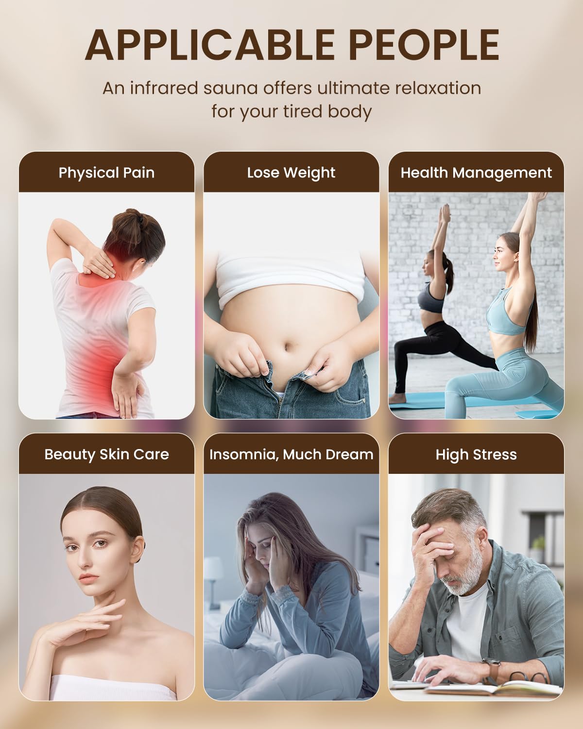 SpaZeit 1 Person Luxurious Far Infrared Sauna for Home Spa, 1700W Low EMF Wooden Dry Sauna Room with Bluetooth Speakers, LCD Control Panel, Tempered Glass Door, 74.76"x40.2"x40.56" SpaZeit