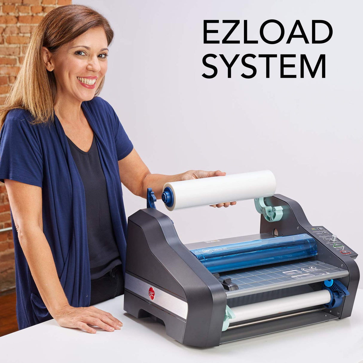 GBC Ultima 35 EZ Load Thermal Roll Laminator, 12" Maximum Width, Less than 2 Minute Warm-Up (1701680) GBC