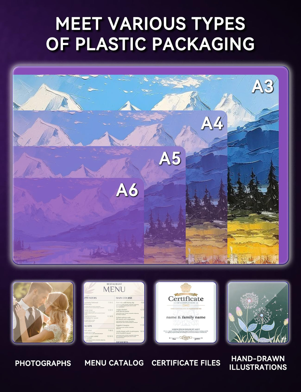 A3 Laminator Machine,13 Inch 9-in-1 Laminating Machine with Laminating Sheets,Thermal Laminator Hot & Cold with Fast Warm Technology for Home,Office or School Supplies,White Chilino