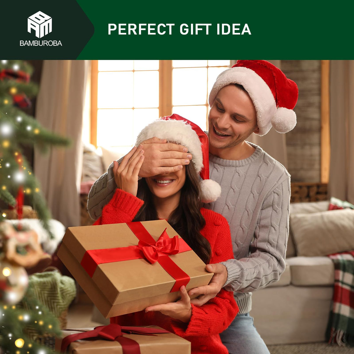 Foldable Bamboo Bathtub Caddy Tray Expandable for Luxury Bath, Bath Accessories & Table with Wine Glass Holder, Book Stand Bathroom Organizer with Extending Sides for Men/Women BAMBUROBA