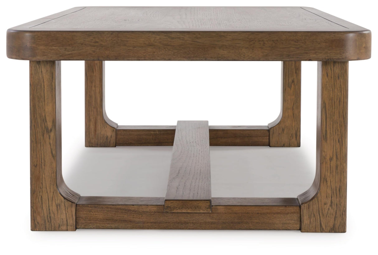 Signature Design by Ashley Cabalynn Traditional Farmhouse Coffee Table, Brown Signature Design by Ashley