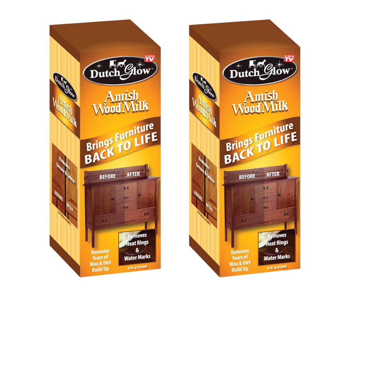 Pack of 2 - Dutch Glow DFG Amish Wood Milk 12 Oz SAS Group, Inc.