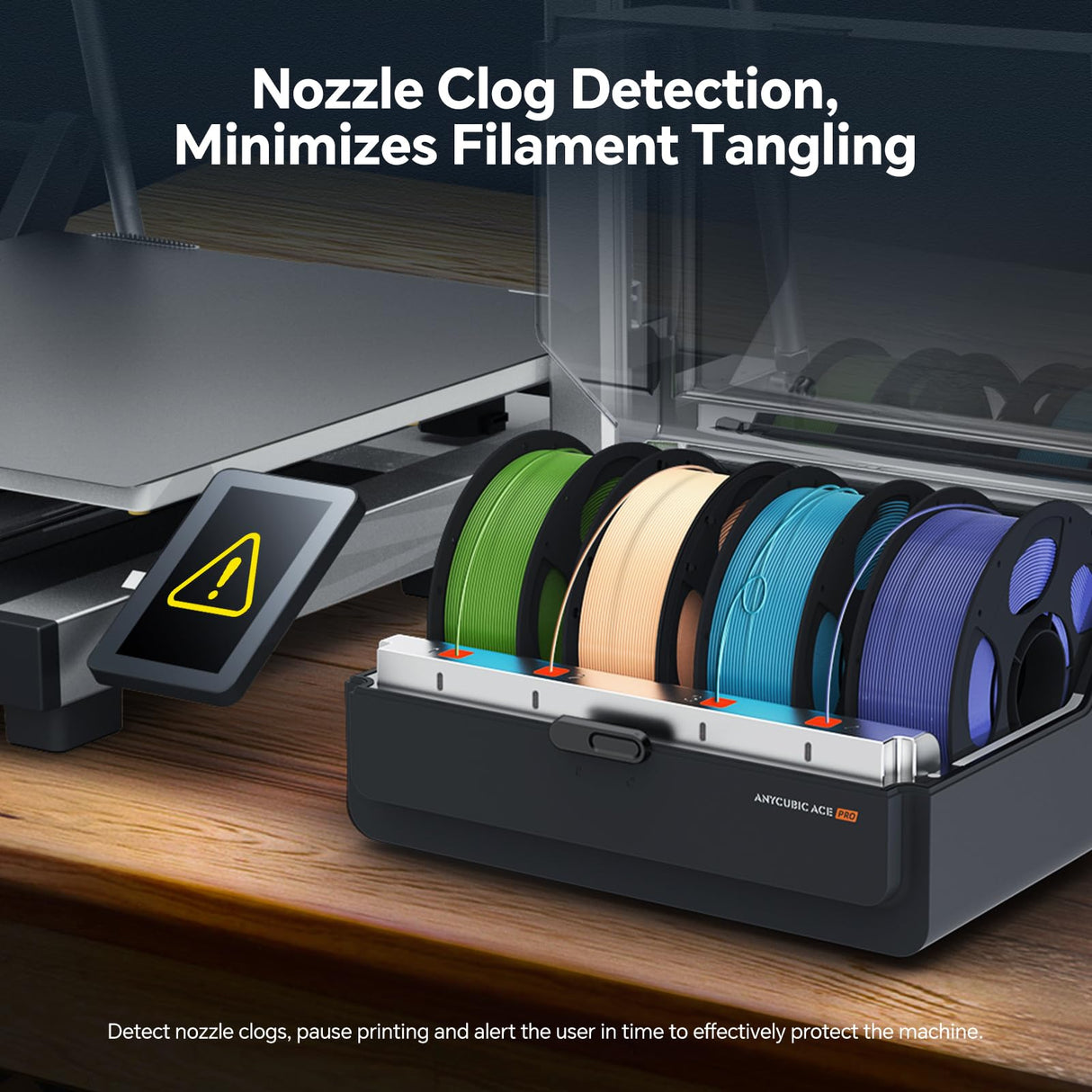 Anycubic ACE Pro Multi Color 3D Printer Filament Dryer Box, Not for Anycubic Kobra S1, Only Compatible with Kobra 3 Max, Filament Auto Backup and Intelligent Identification ANYCUBIC