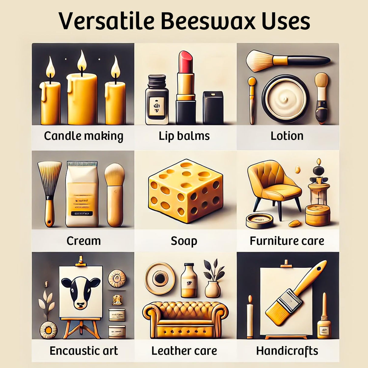 Beeswax Pellets for Candle Making – 5lb/10lb/20lb – Natural Beeswax for Candles, Lip Balms, and Skincare – White Beeswax for DIY Projects – Ideal for Beginners and Experts(5lb) UNOTENA