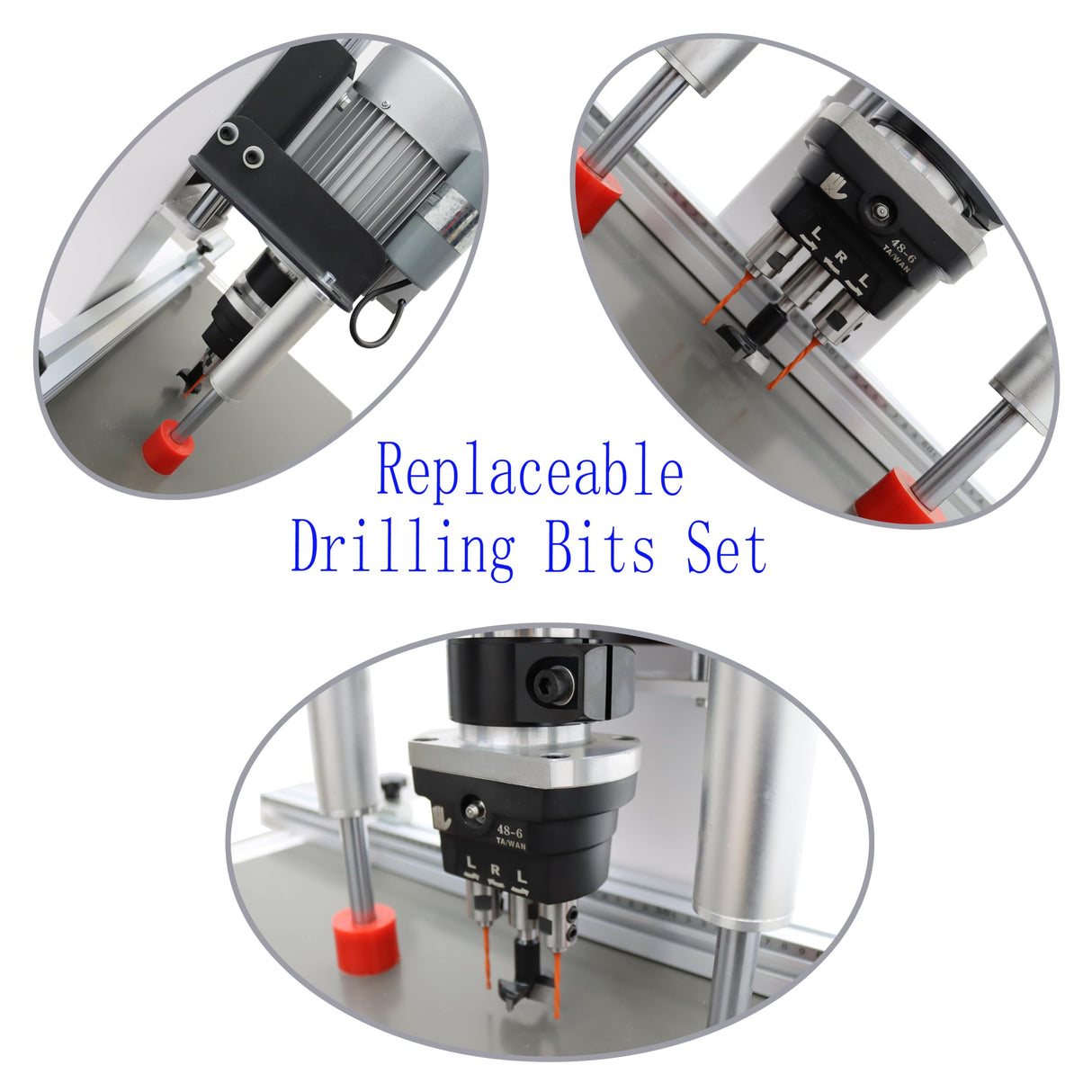 Tianiuseen Pneumatic Hinge Boring Drilling Machine Hinge Machine Single Head Woodworking 110V Tianiuseen