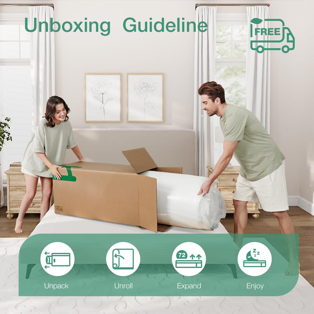 Novilla Mattress Twin Size,12 Inch Gel Memory Foam Mattress in a Box for Cool Night & Motion Isolation,Medium Firm Feel,Bliss Novilla