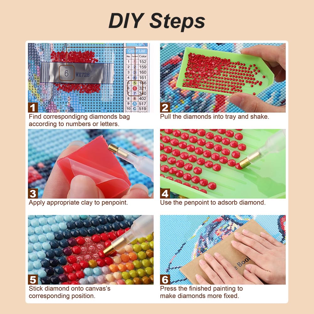 hill froeistung 5D Yellow Fox Diamond Art Painting Kits for Adults,Landscape,Tree Diamond Art, DIY Full Drill Diamond Art Painting Set for Home Wall Decor Gifts (12X16 inch) hill froeistung