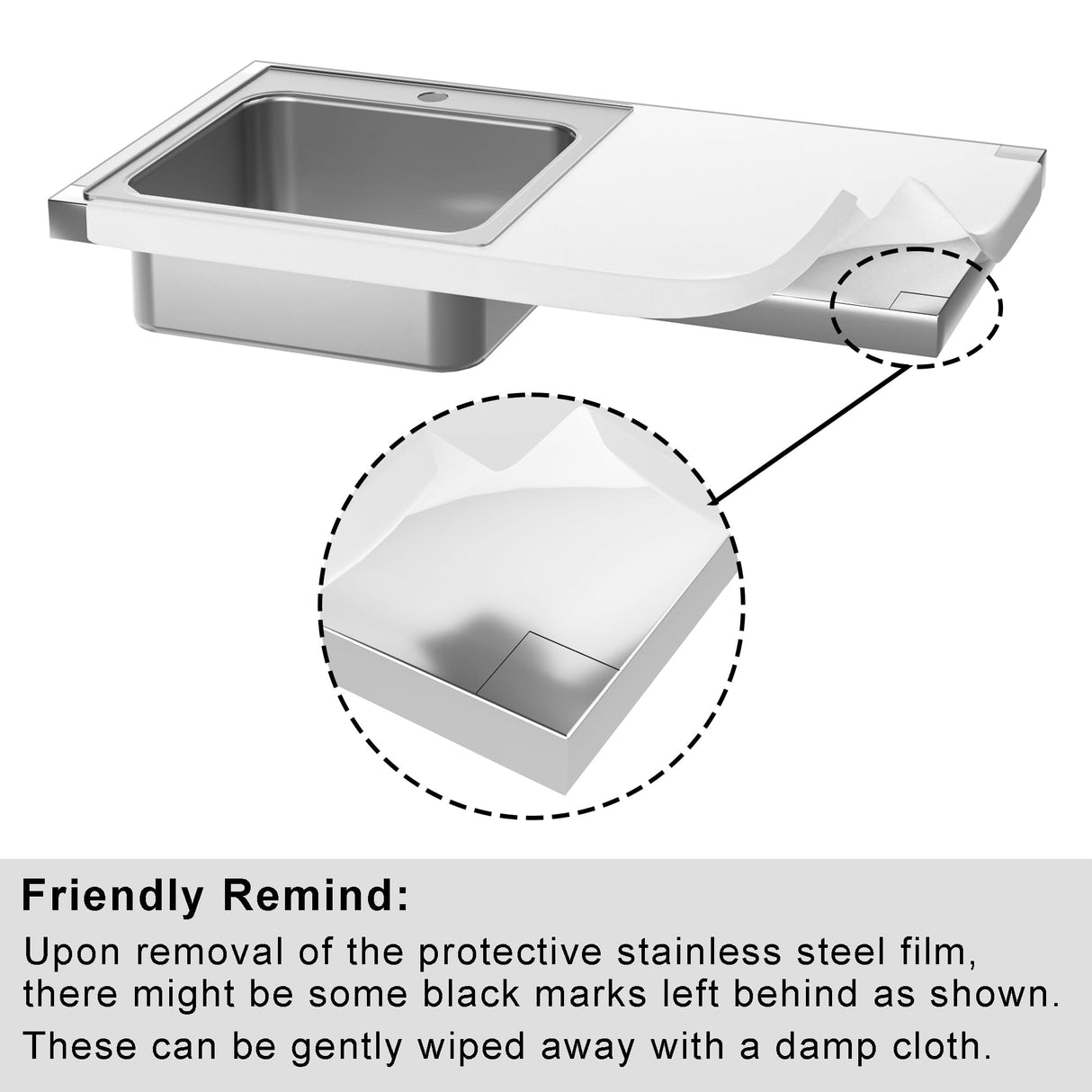 GDLF Outdoor Grill Table with Sink,Metal Grill Cart, Outdoor Kitchen Island with Stainless Steel Sink,L57*W21.65 GDLF