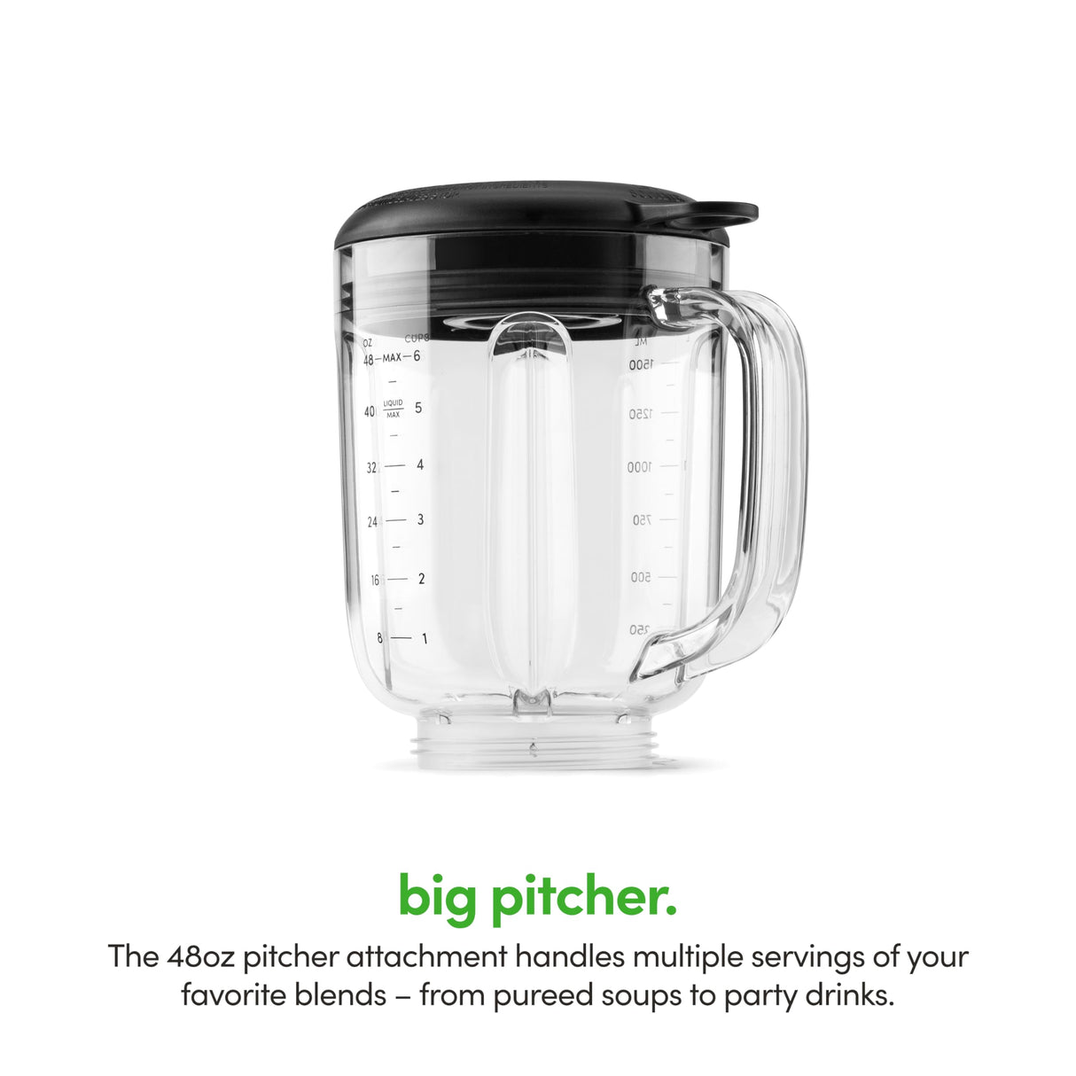 magic bullet Blender, 48oz Pitcher, Simple Speed Dial - MBF50100 Magic Bullet