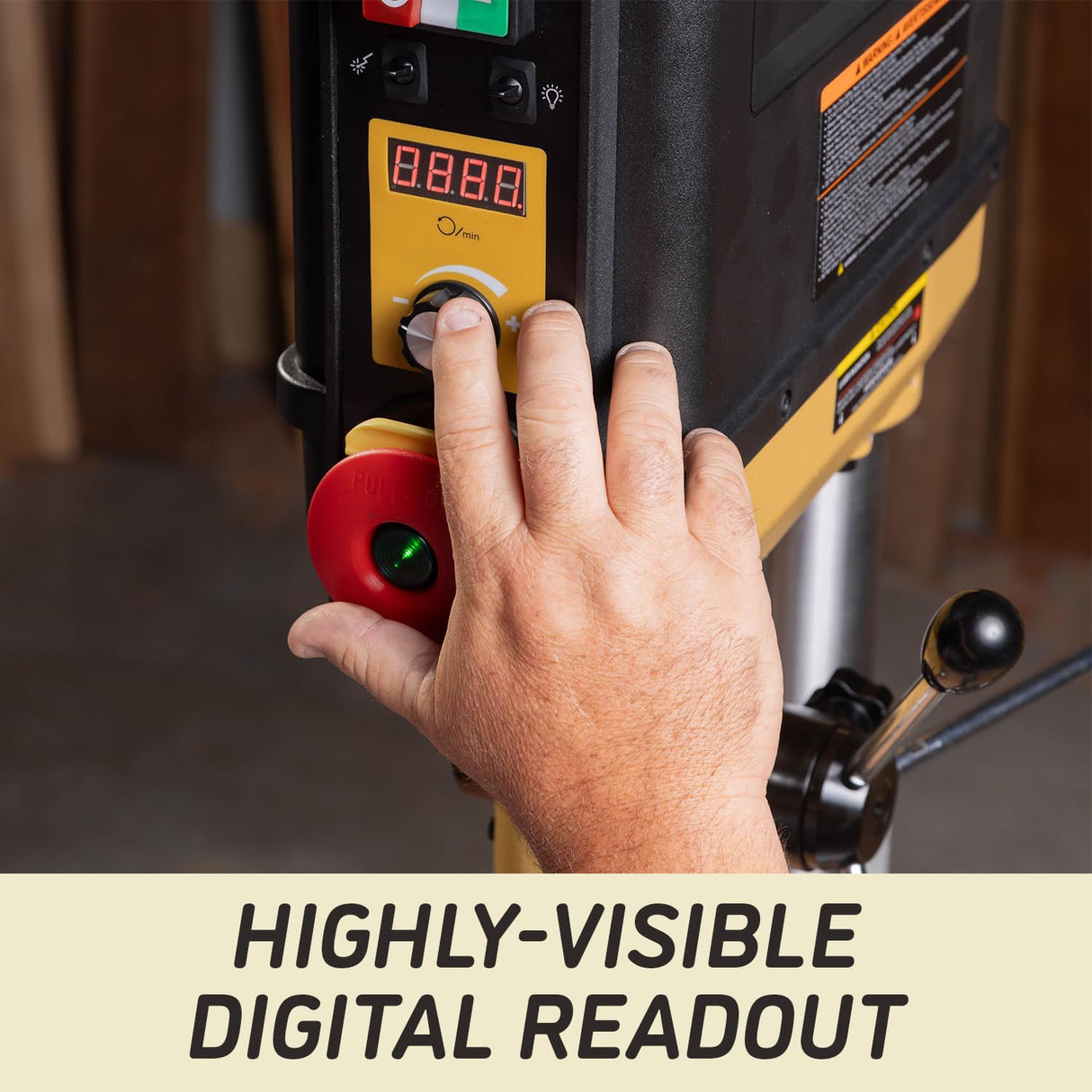 Powermatic 15-Inch Variable-Speed Floor Drill Press, 3/4 HP, 115V 1Ph (Model PM2815FS) Powermatic