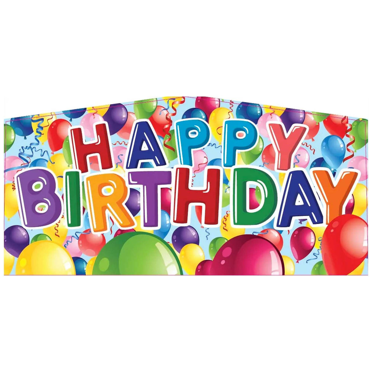 TentandTable Modular Art Panel for Bounce Houses, Slides, or Combos | Happy Birthday #2 | Fits Most 13-Foot Wide Commercial Inflatables TentandTable