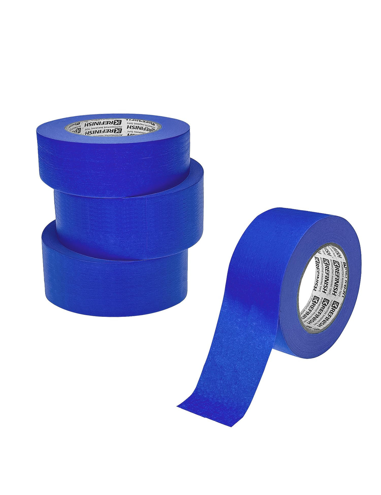 KREFINISH Blue Painter's Tape for Car Paint No Residue Auto Masking Tape for Automotive Painting - Heat Resistant for Paint Booth, 1.88 Inches x 60 Yards, 4 Rolls KREFINISH